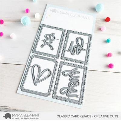 Mama Elephant Creative Cuts - Classic Card Quads